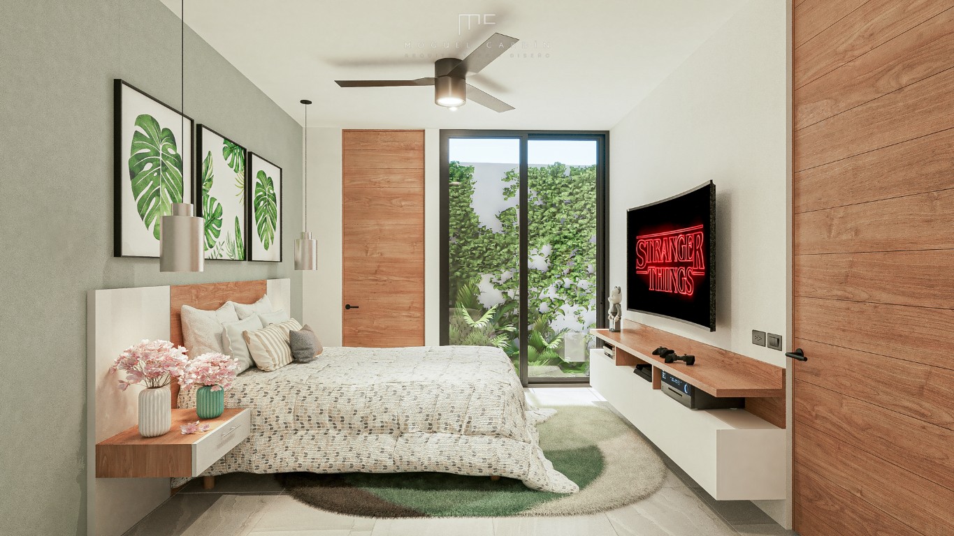 2-bedroom condo with rooftop in northern Mérida