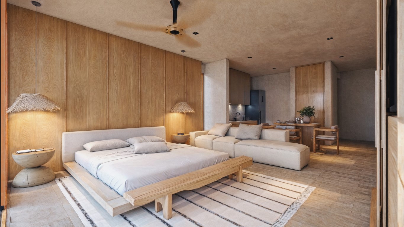 2 bedroom condo with ocean view from your own terraza