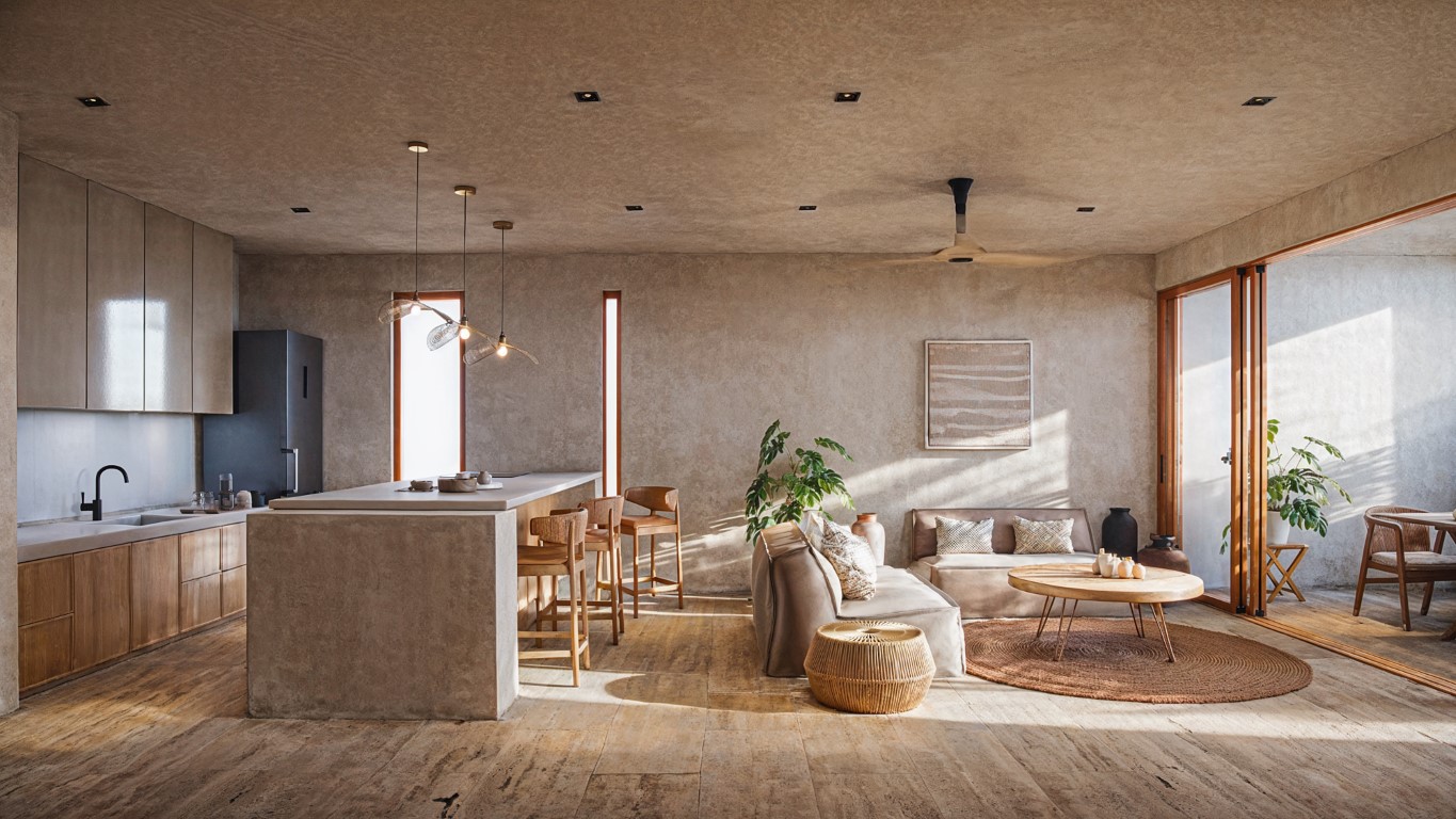 3 bedroom lock off in Soliman Bay