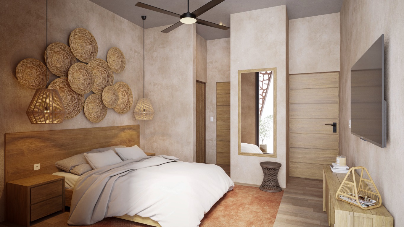 3 bedroom condo in Tulum downtown.