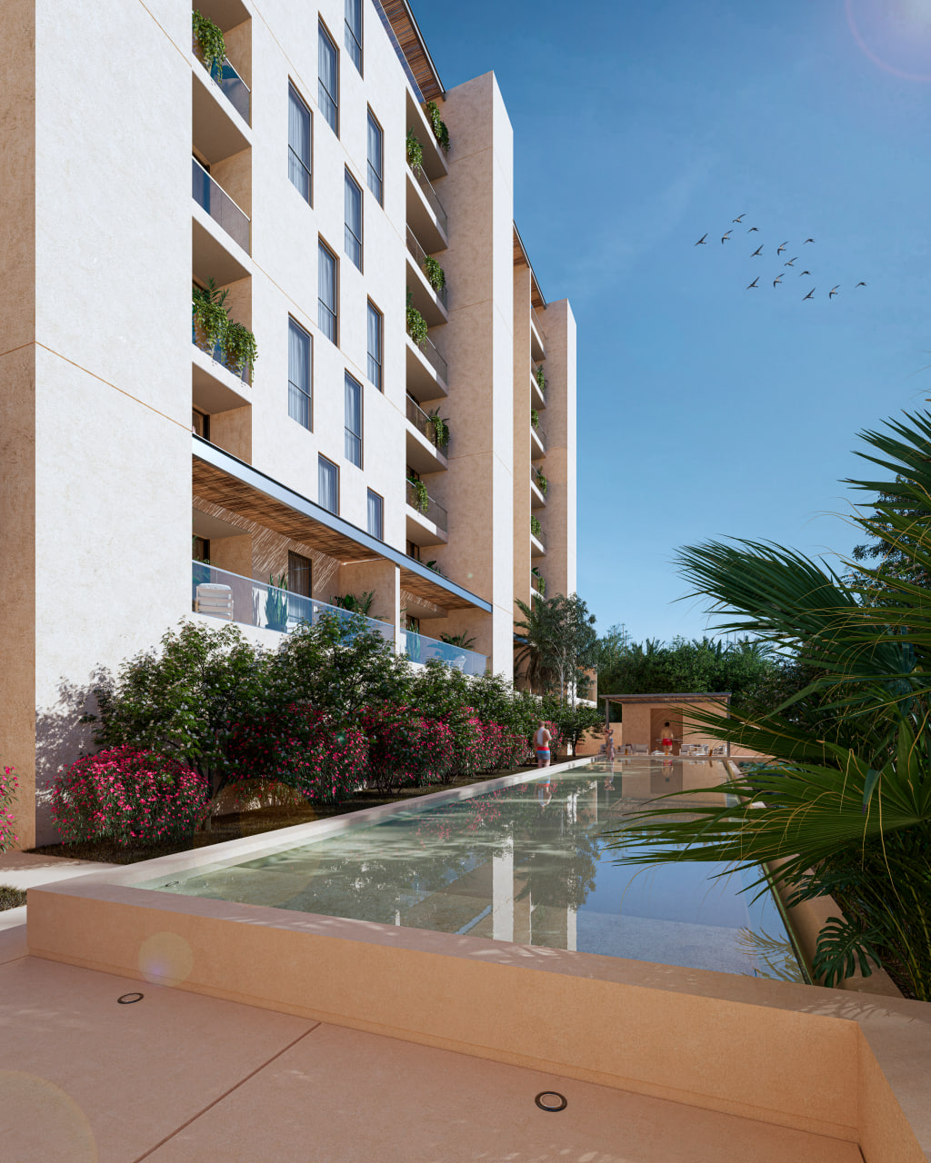 One-bedroom condo on Huayacán Avenue, Cancún