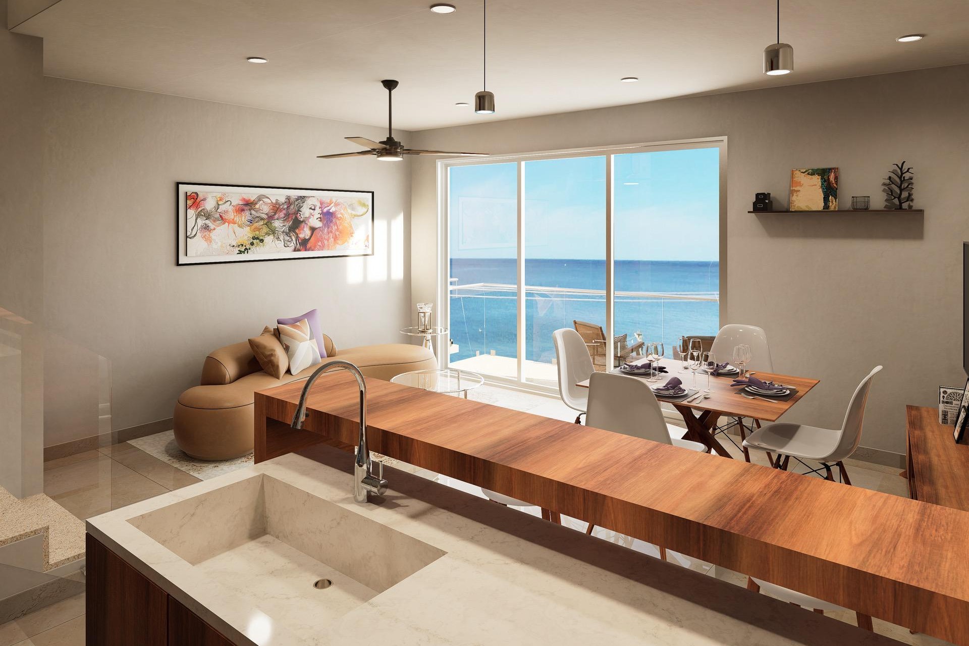 53211 Apartment in Lerma with Sea  - Condo