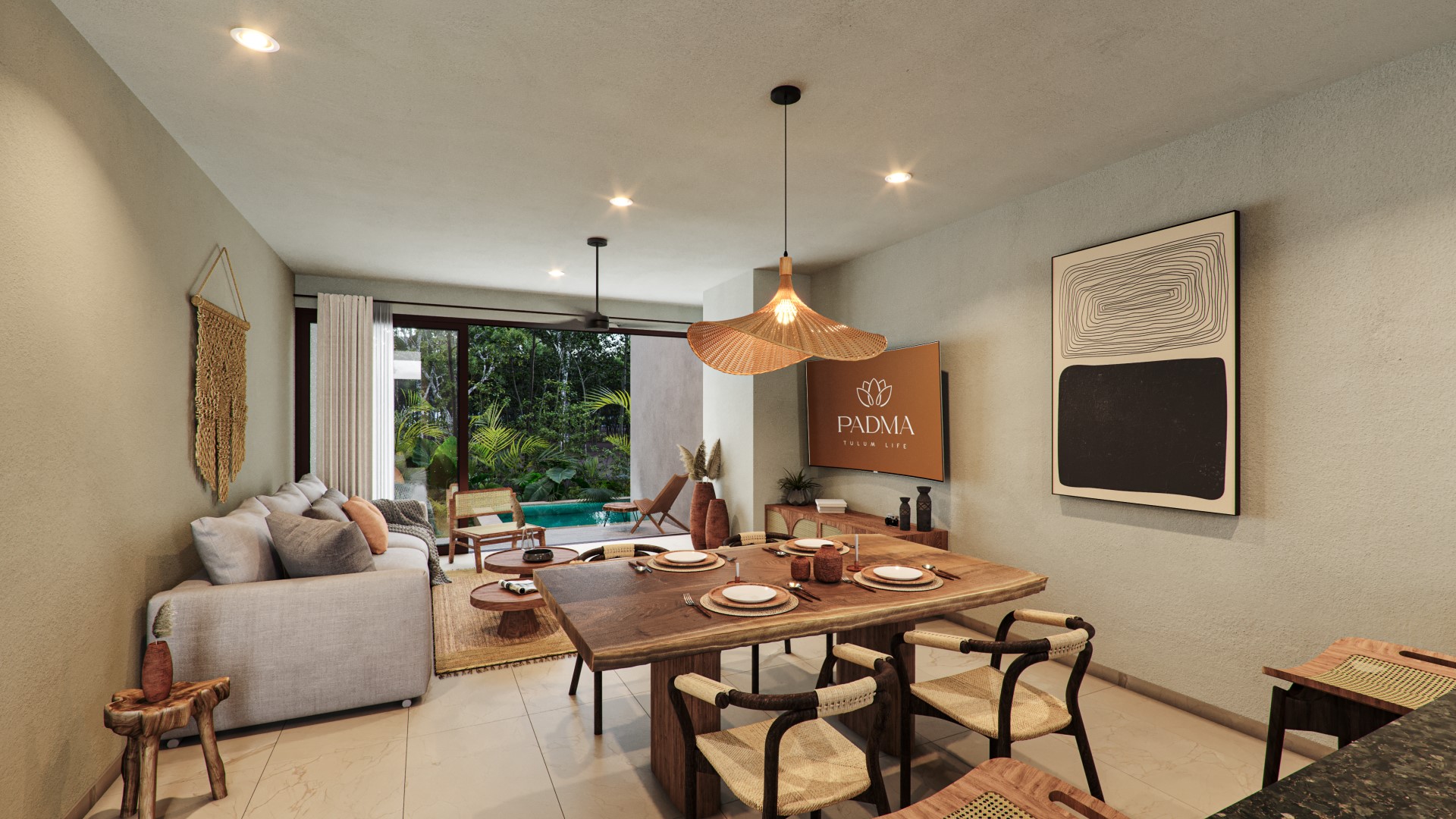 2 bedroom penthouse in Kaybe Tulum.
