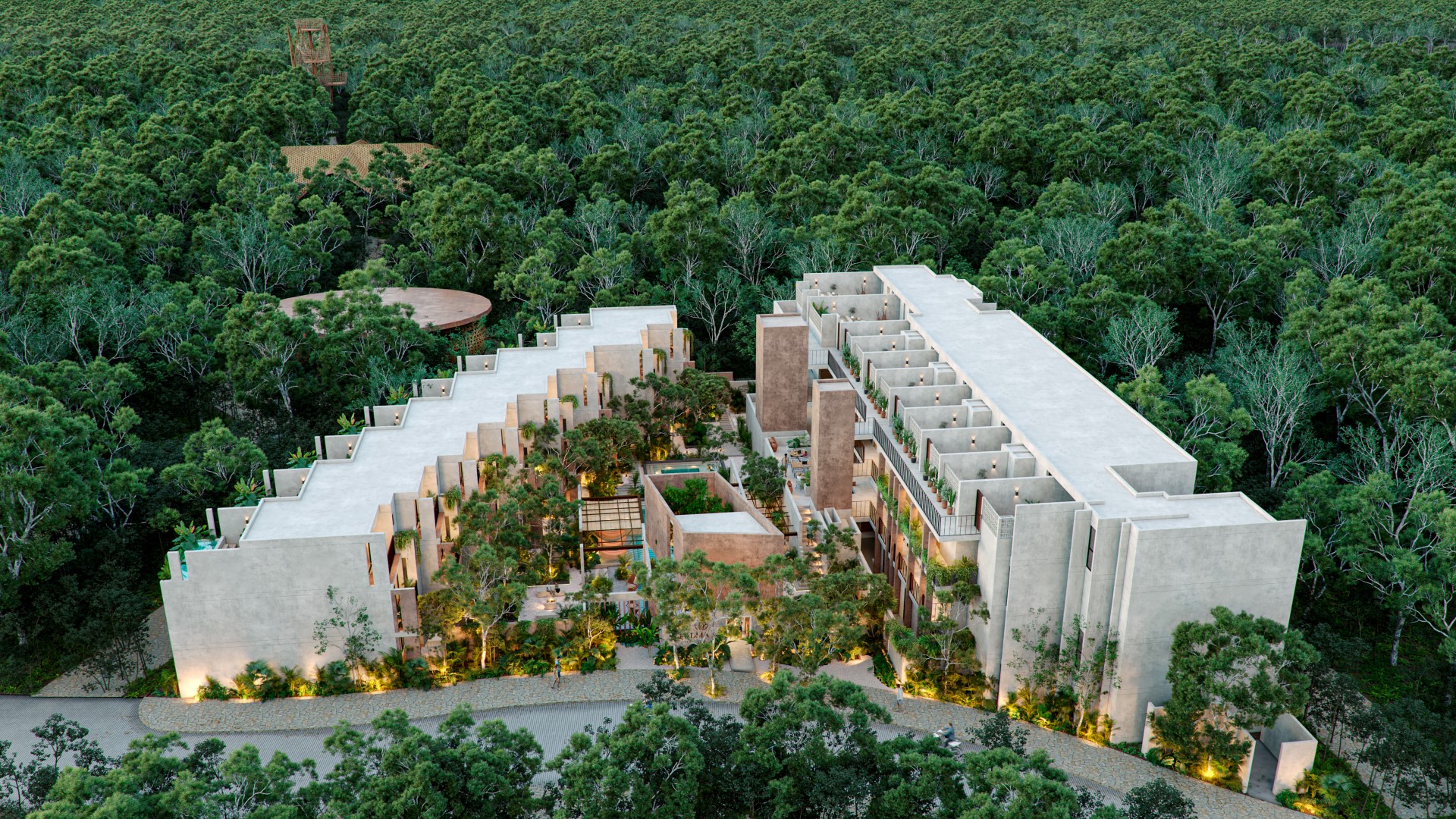 2 bedroom penthouse in Kaybe Tulum.