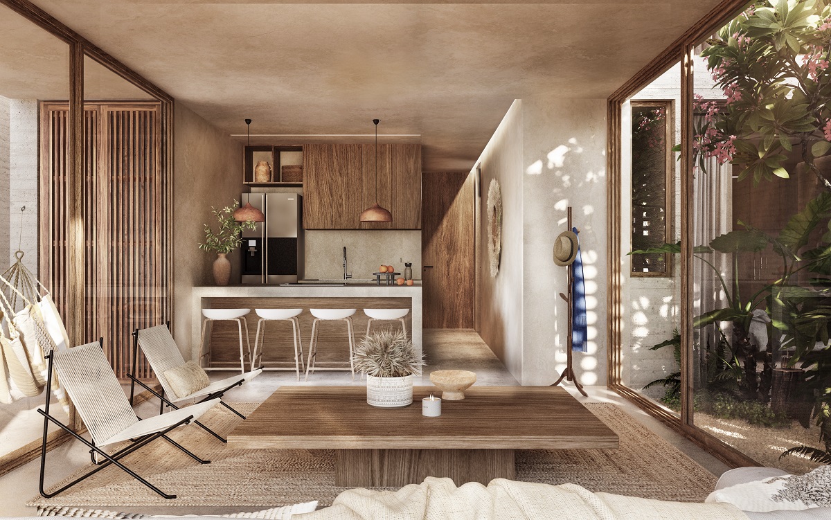 2 bedroom penthouse in Kaybe Tulum.