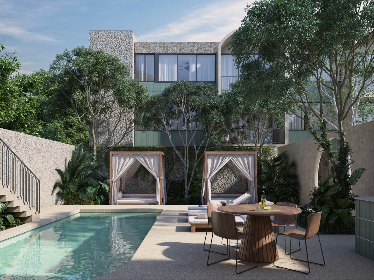 2-Bedroom Condo in Temozón Norte, Mérida