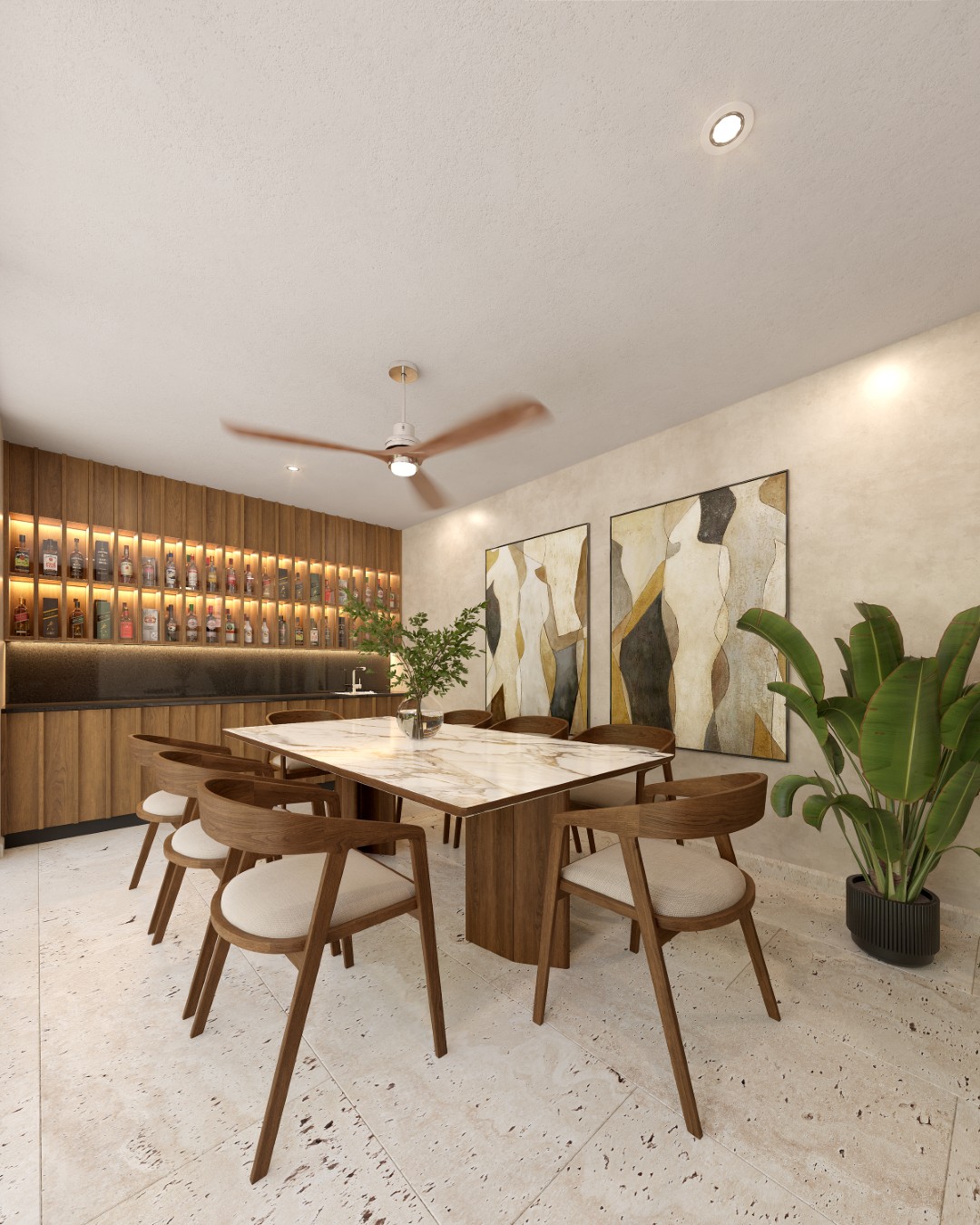 One-bedroom condo in Montes de Amé with amenities
