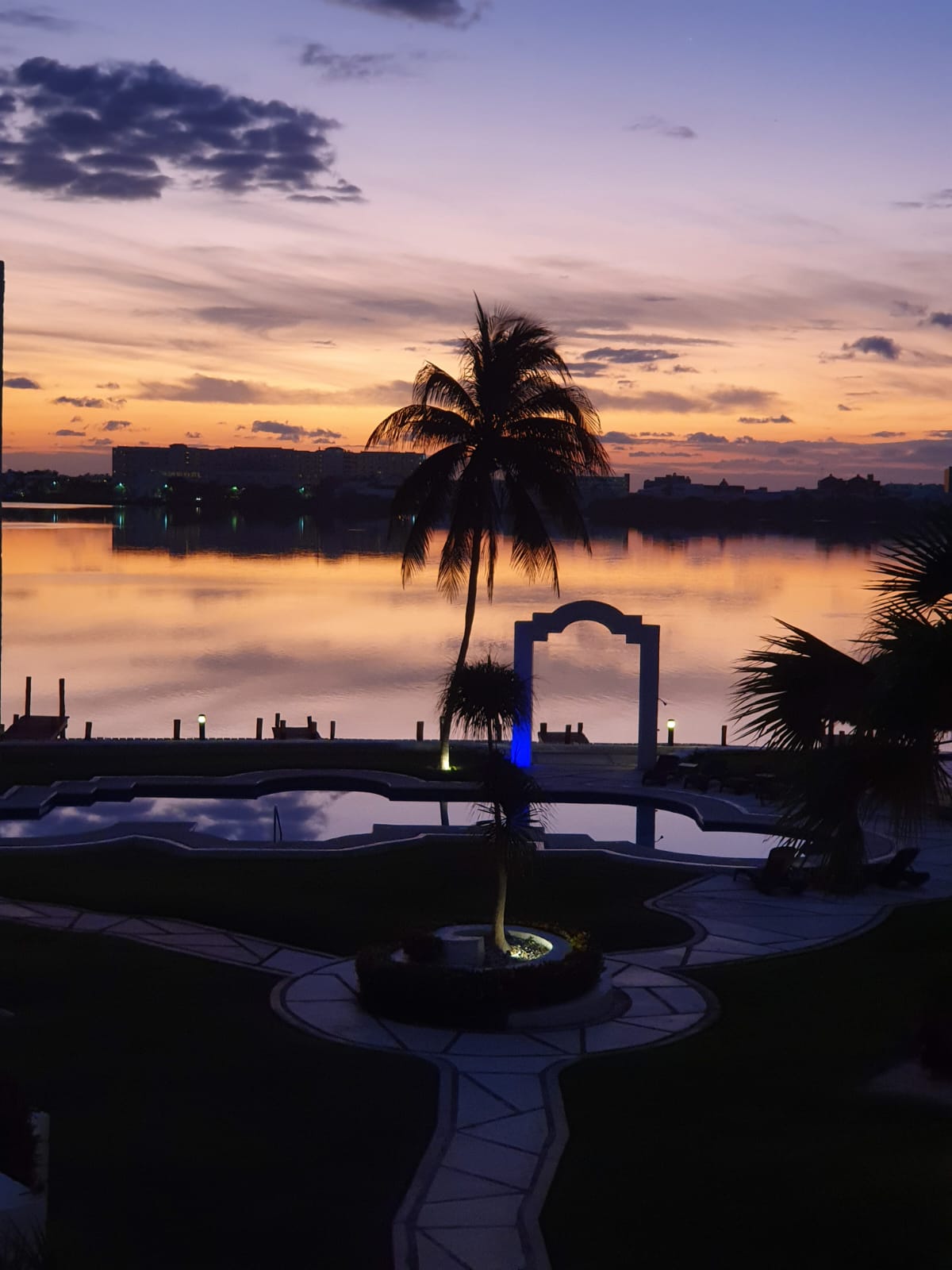 Duplex condo in the Cancun Hotel Zone with dock and pool