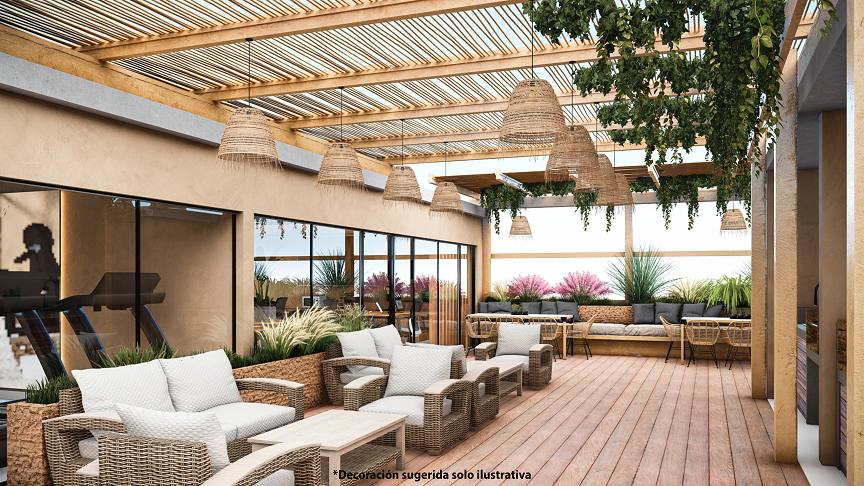 modern 2-bedroom condo in Playa del Carmen