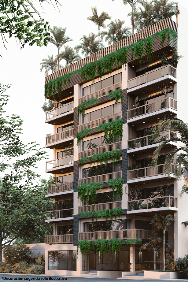 modern 2-bedroom condo in Playa del Carmen