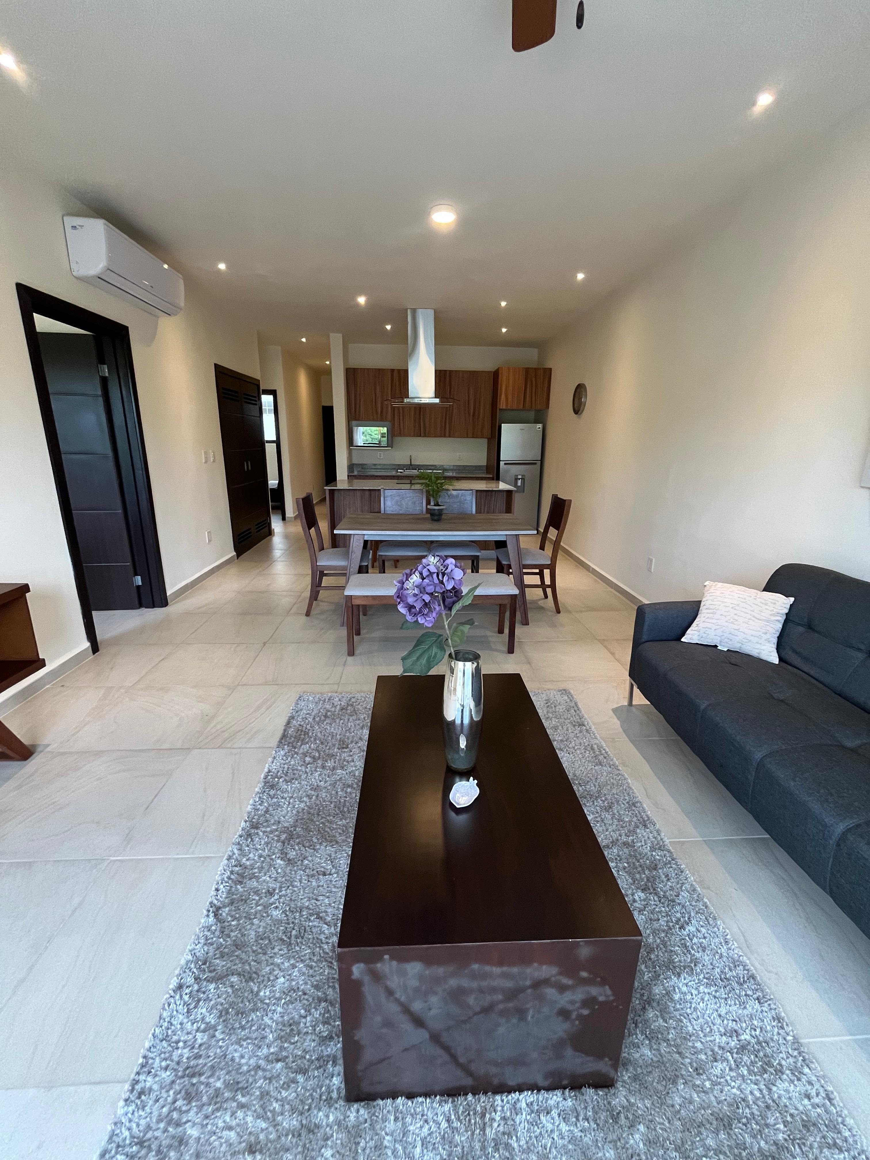 Furnished condo for sale 10 minutes from the beach