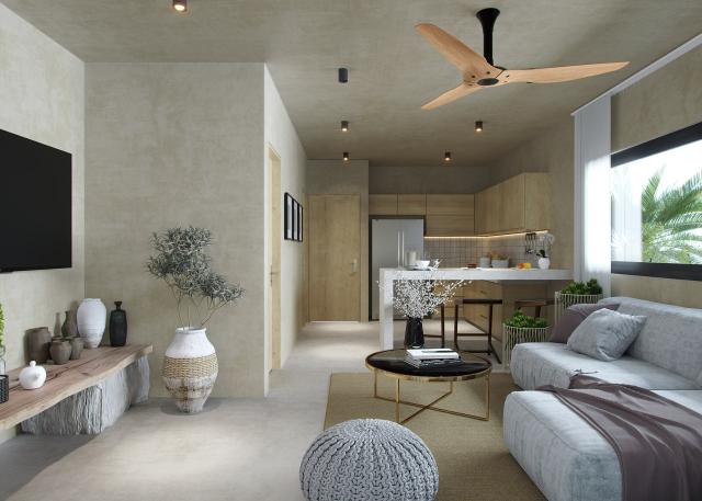 One-bedroom condo with amenities in Cancún