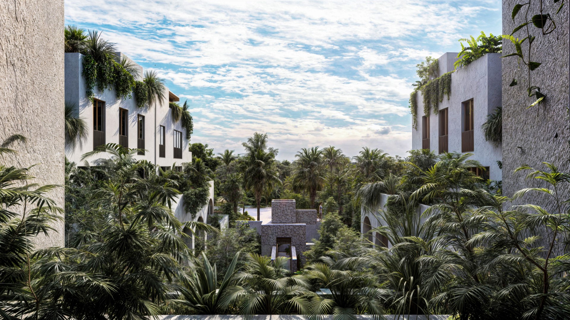 2 bedroom condo with private pool.