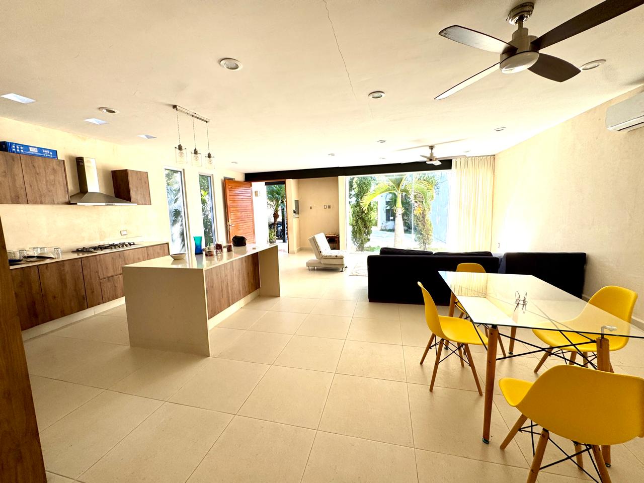 Furnished One-Story Home with Large Garden