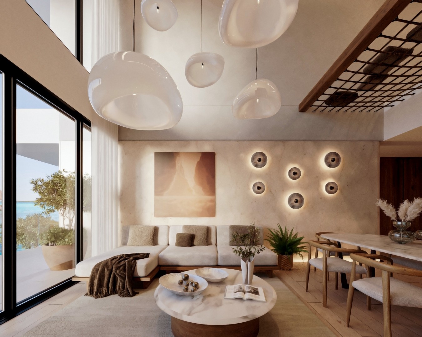 4-Bedroom Oceanfront Condo in Santa Clara, Yucatán