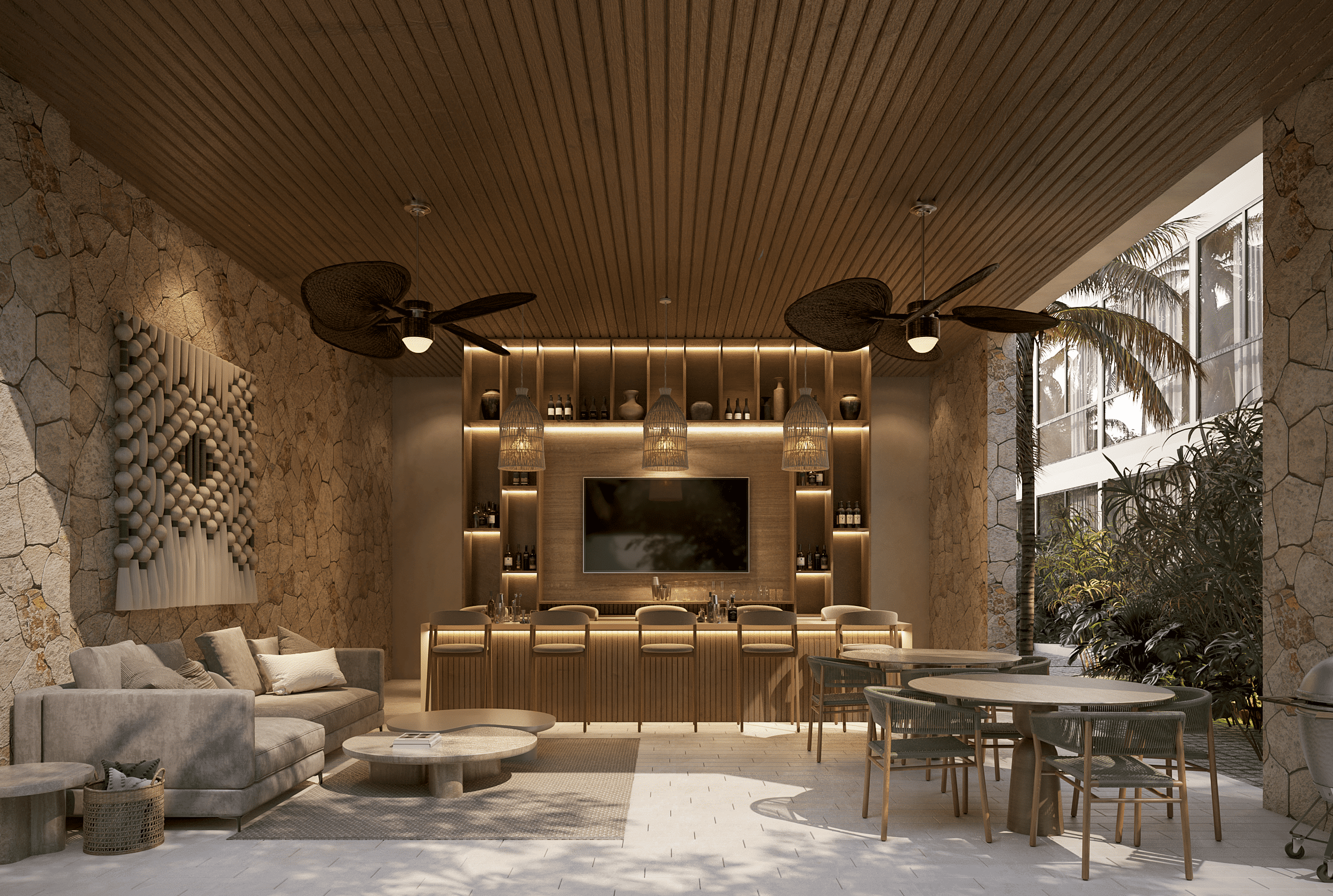 Modern one-bedroom condo for sale in Dzityá, Mérida