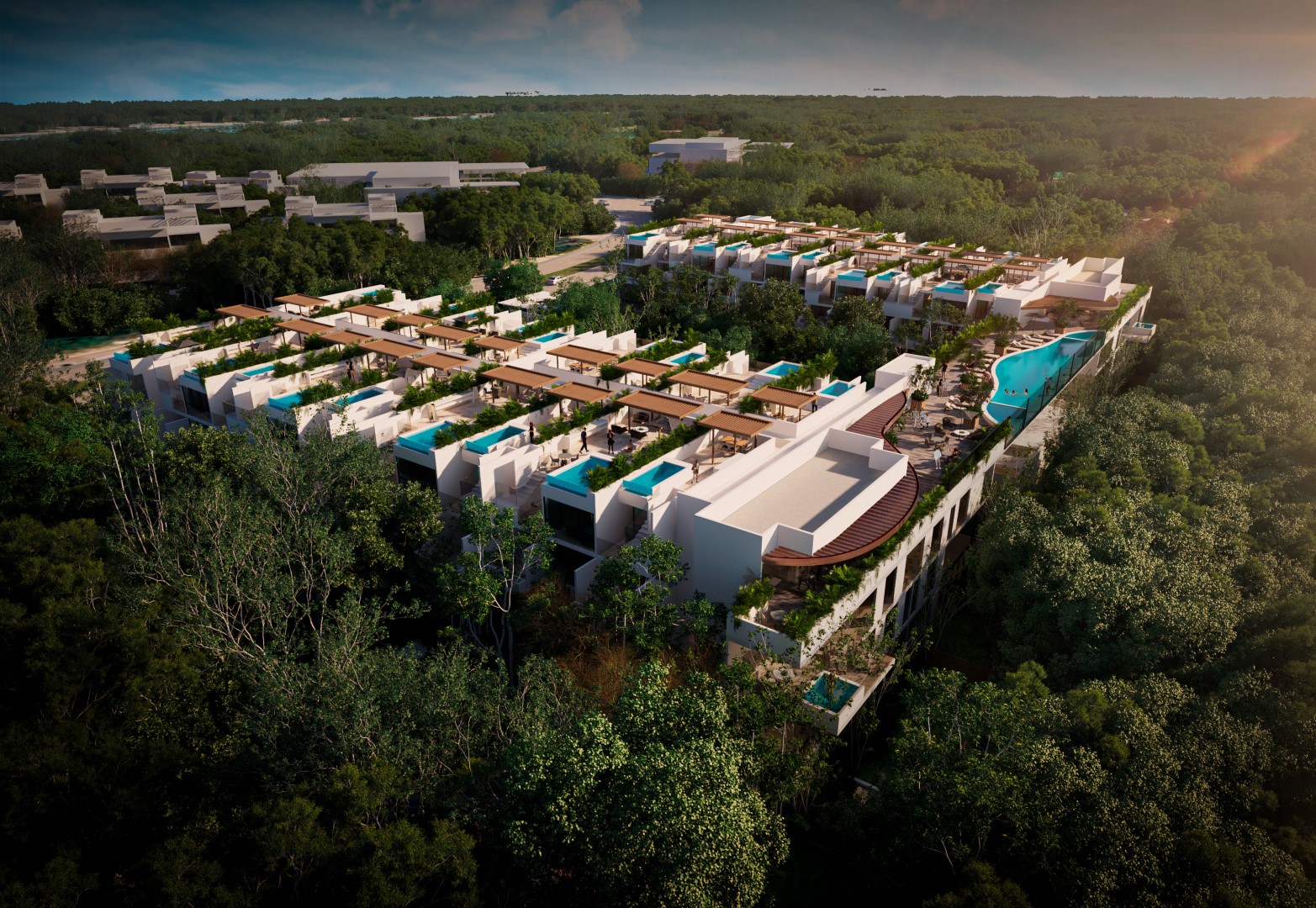 3 bedroom condo with private garden.