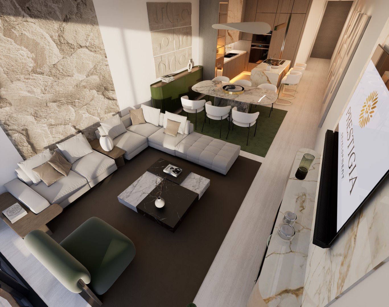 3 bedroom penthouse inside Tulum Country Club