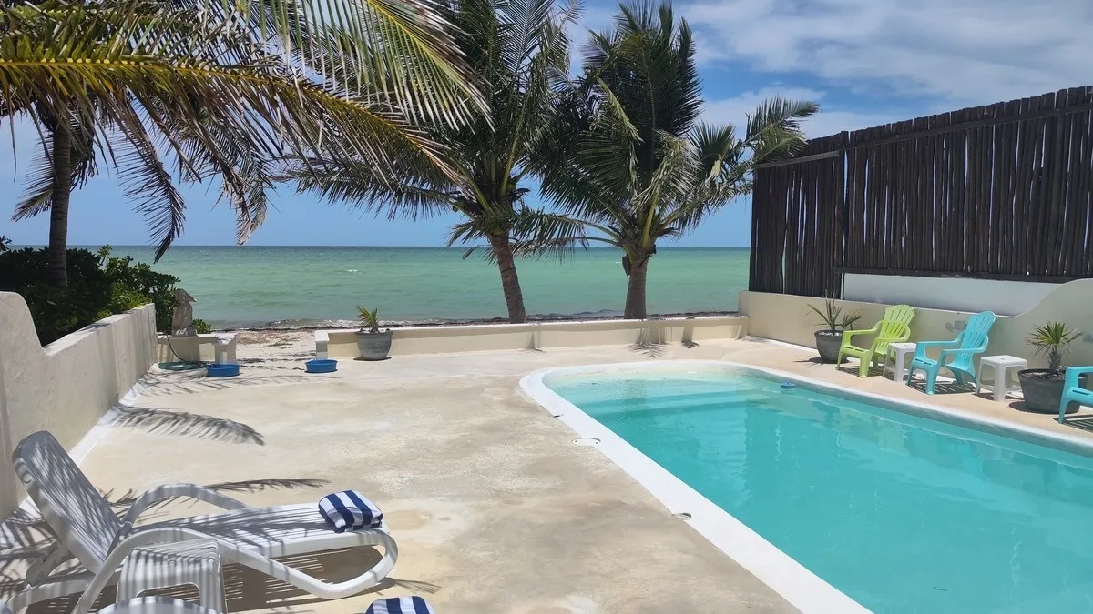 55180 Two bedroom beachfront home in San  - Home