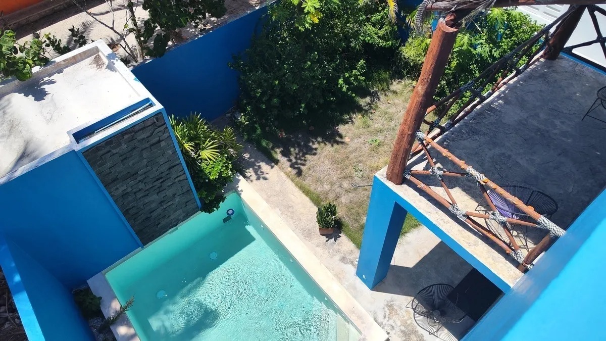 Three bedroom house one hundred meters from the sea in Telchac