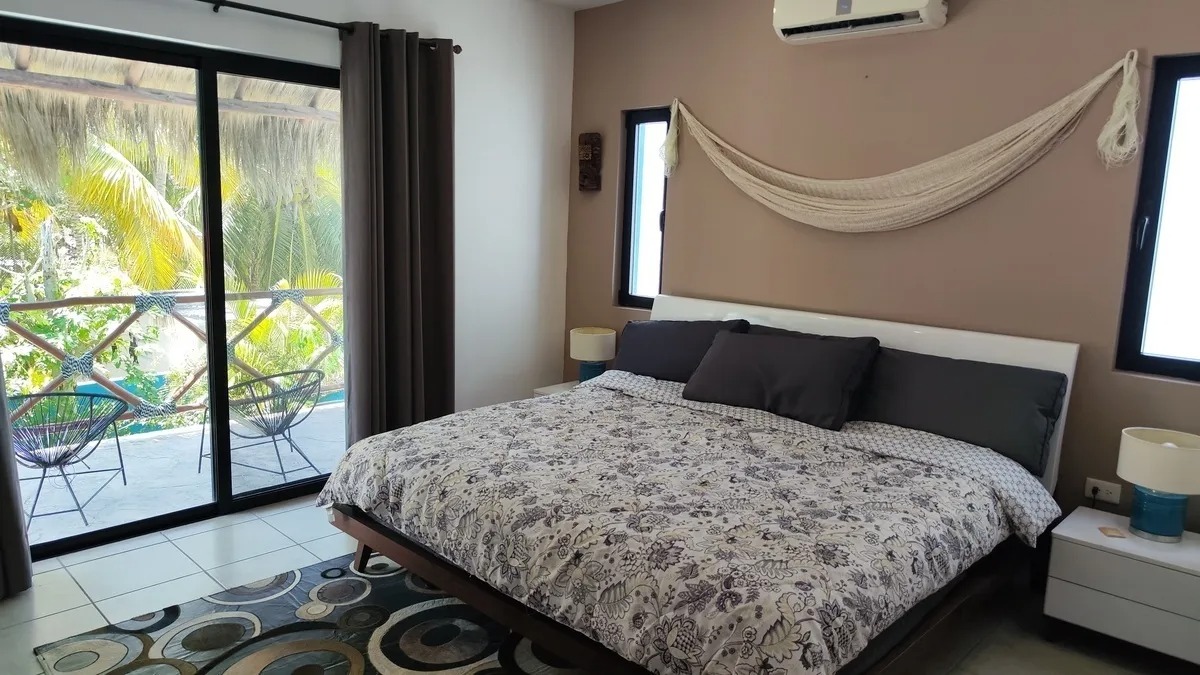 Three bedroom house one hundred meters from the sea in Telchac