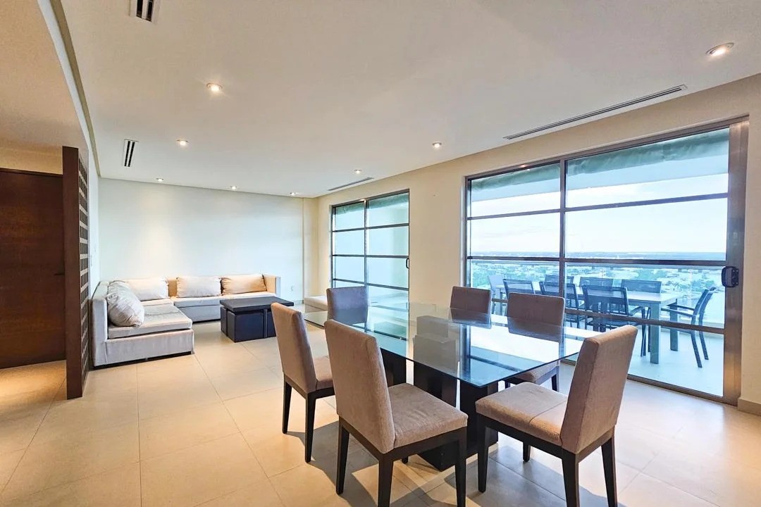 2 bedroom condo with a terrace facing the Caribbean Sea
