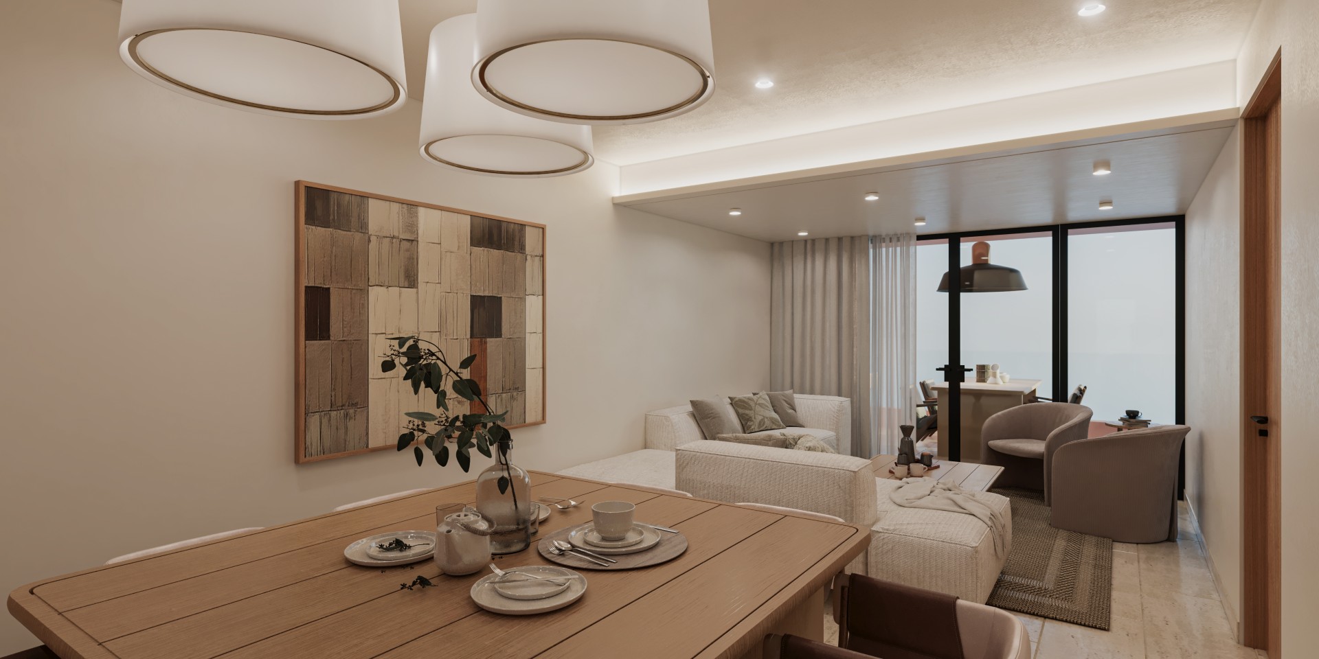 3 bedroom oceanfront condo in Telchac