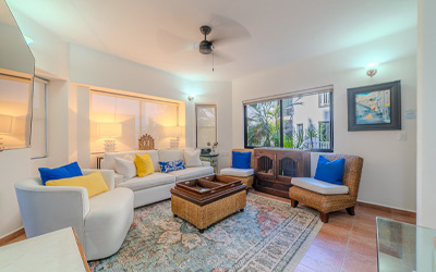 	Top-Floor 1-Bedroom Condo Steps from 5th Avenue Playa del Carmen