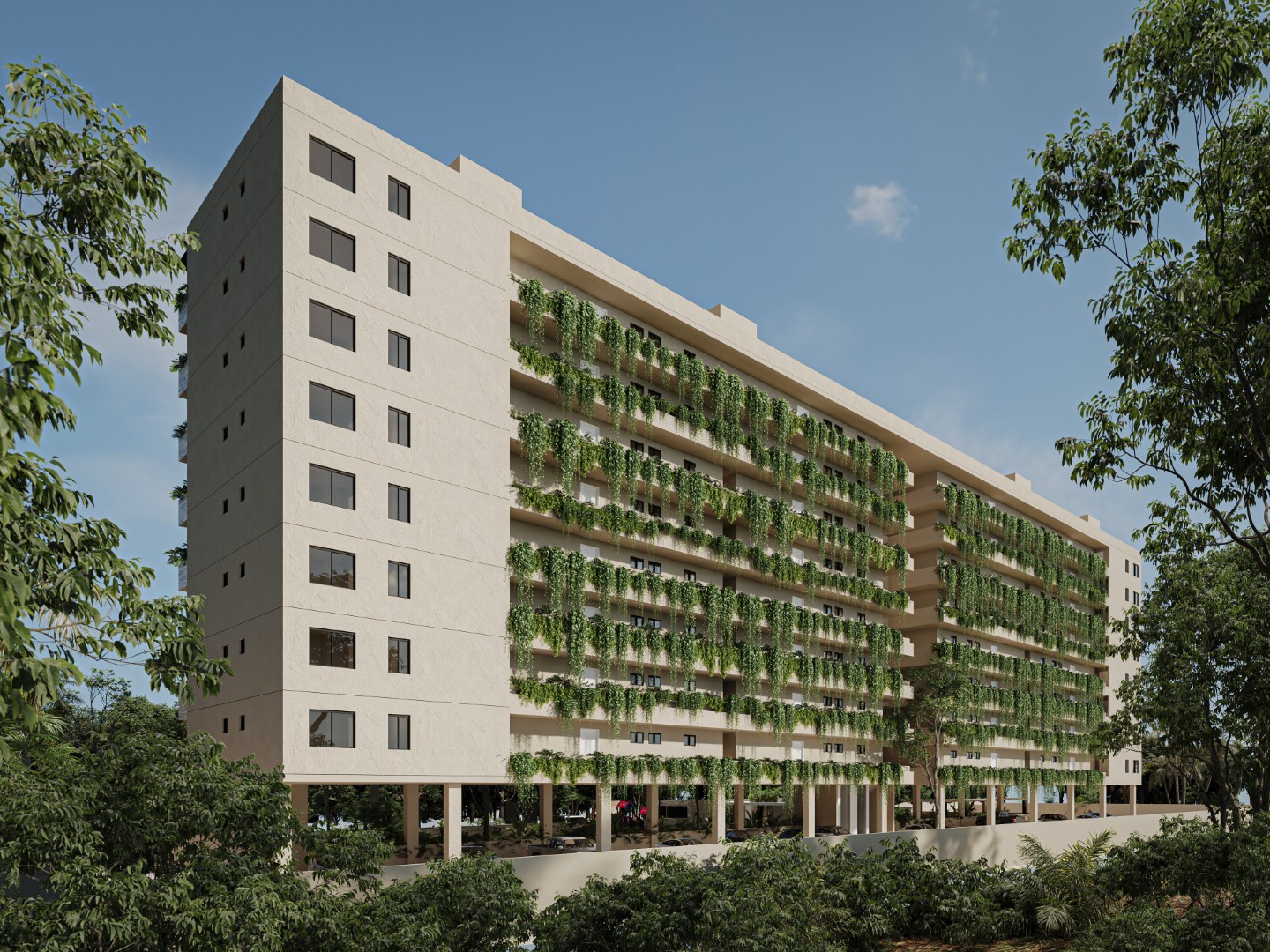 2 bedroom condo in Cancun with amenities