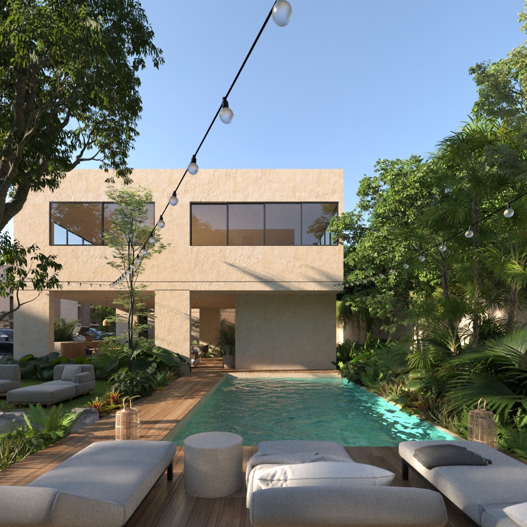 2 Bedroom Condo in Temozon Norte, Merida