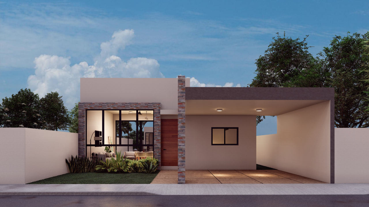 56000 3 bedroom house for sale in Cholul,  - Home