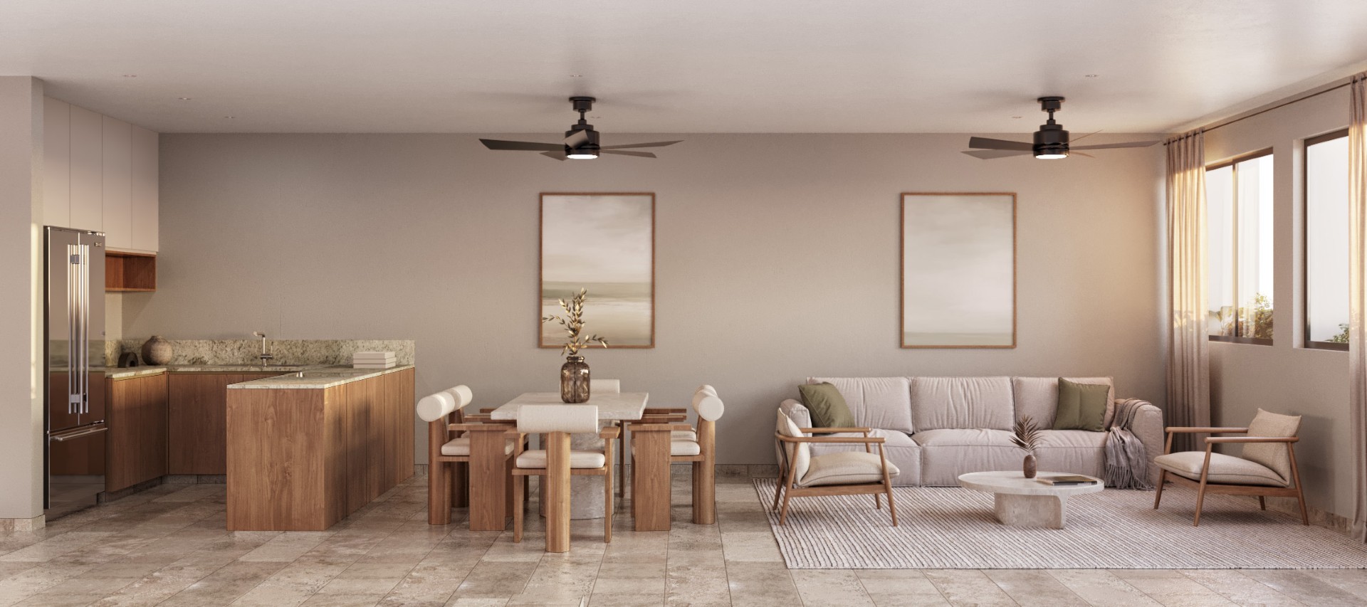 56068 2 bedroom condo in Colonia Maya, northern  - Condo
