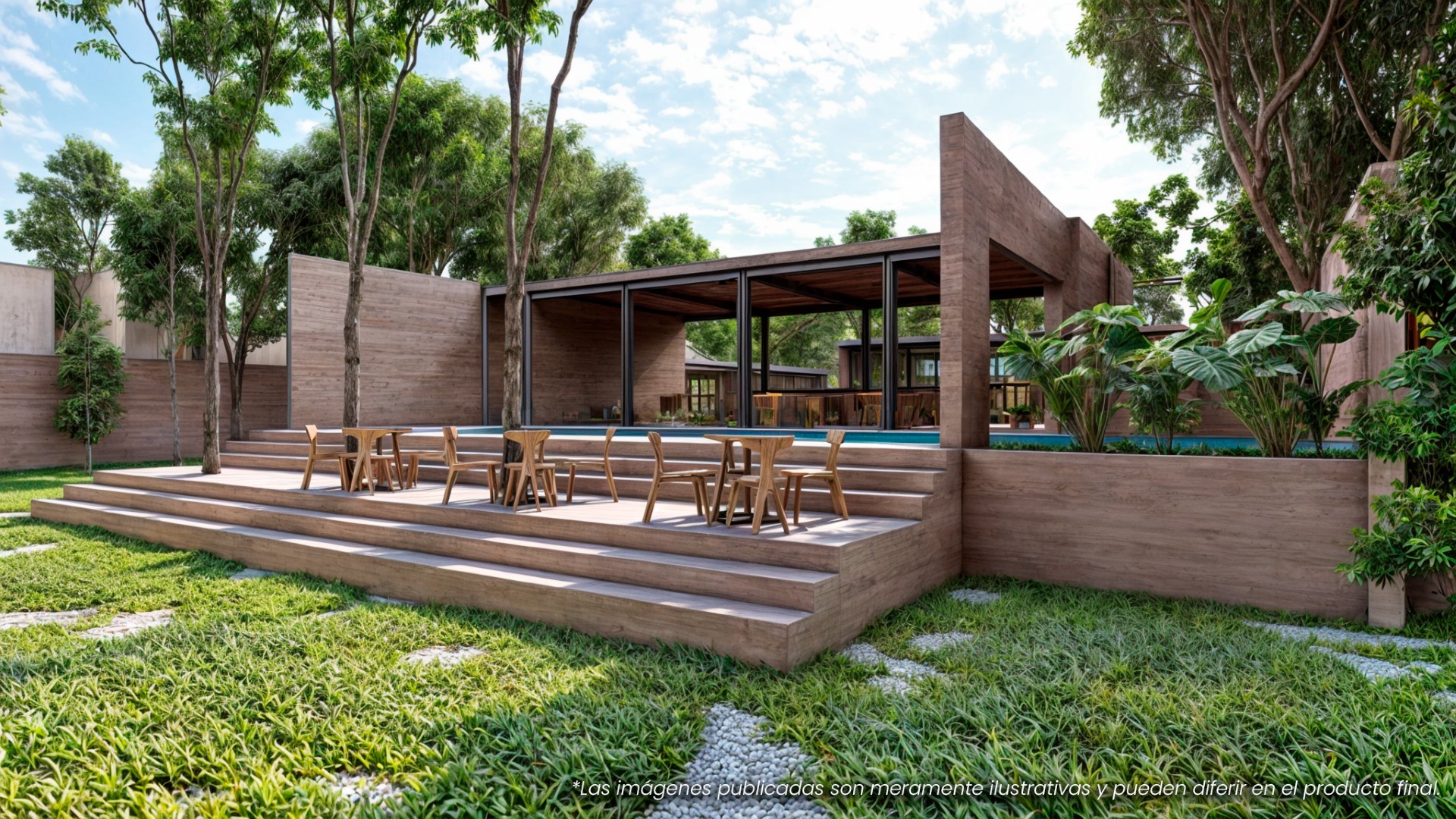 3 bed home with study in a gated community with swimming pool