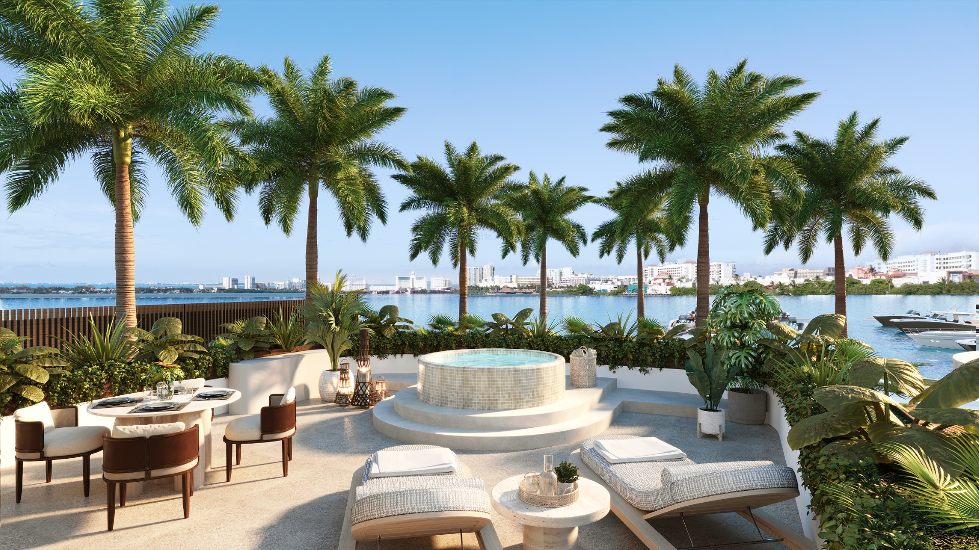 5-Bedroom Penthouse with Rooftop and Private Marina