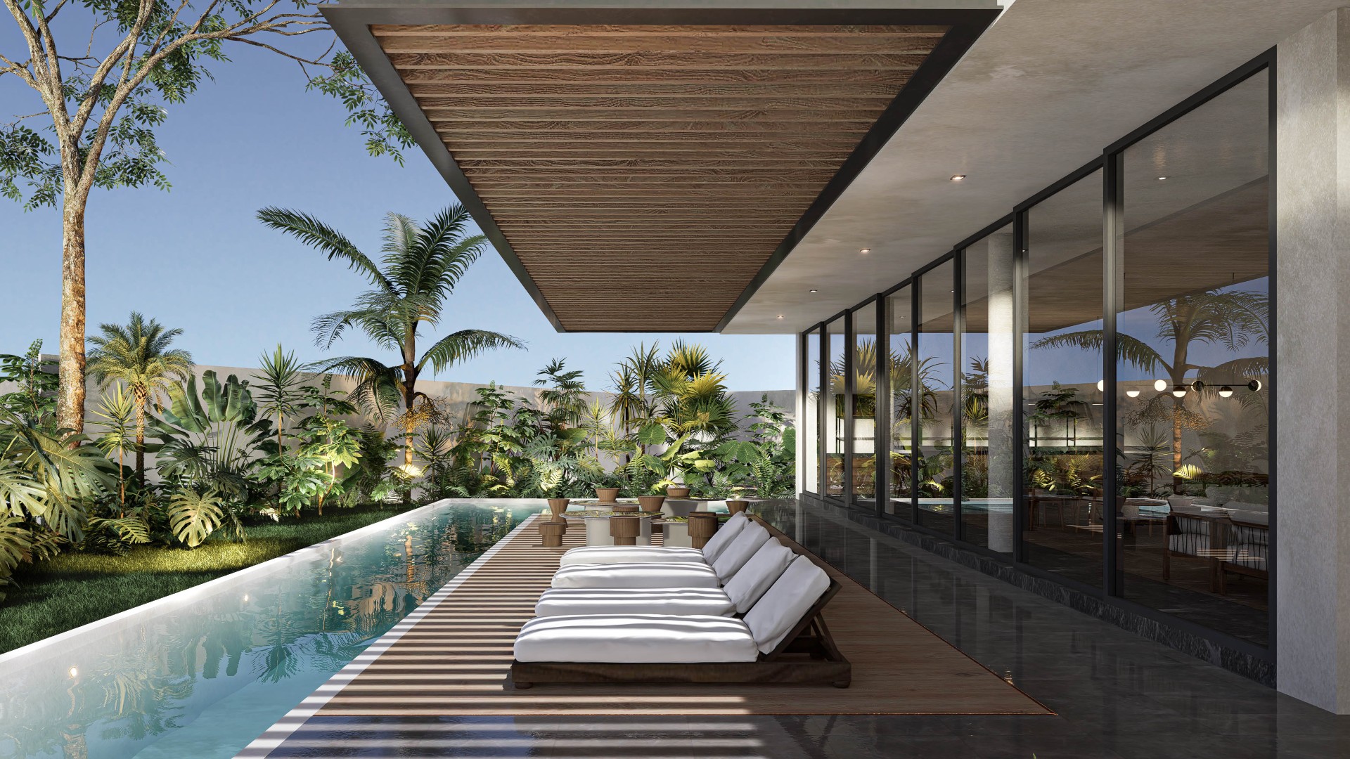 Gated lot with Merida Progreso highway access