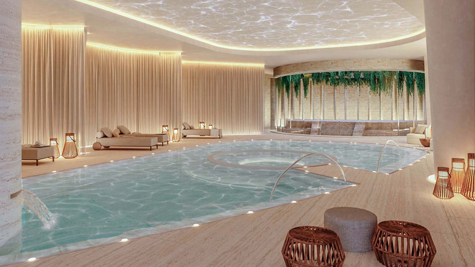 4-bedroom oceanfront condo with double balconies in Cancun