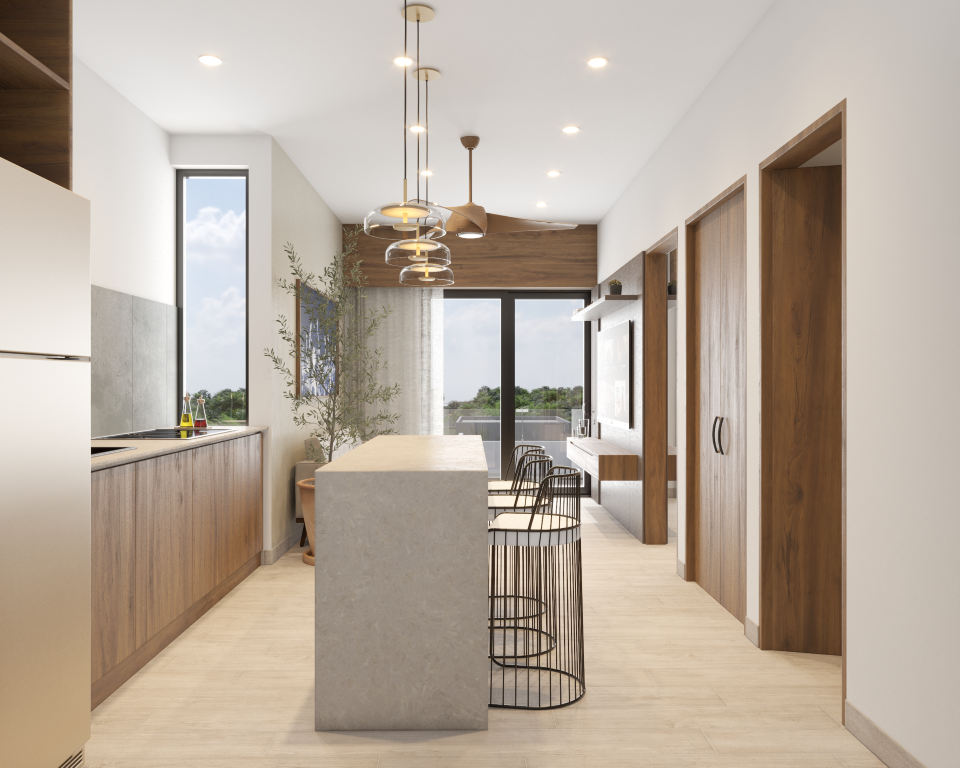 Modern 1 Bedroom Condo Steps from Blue Flag Beach