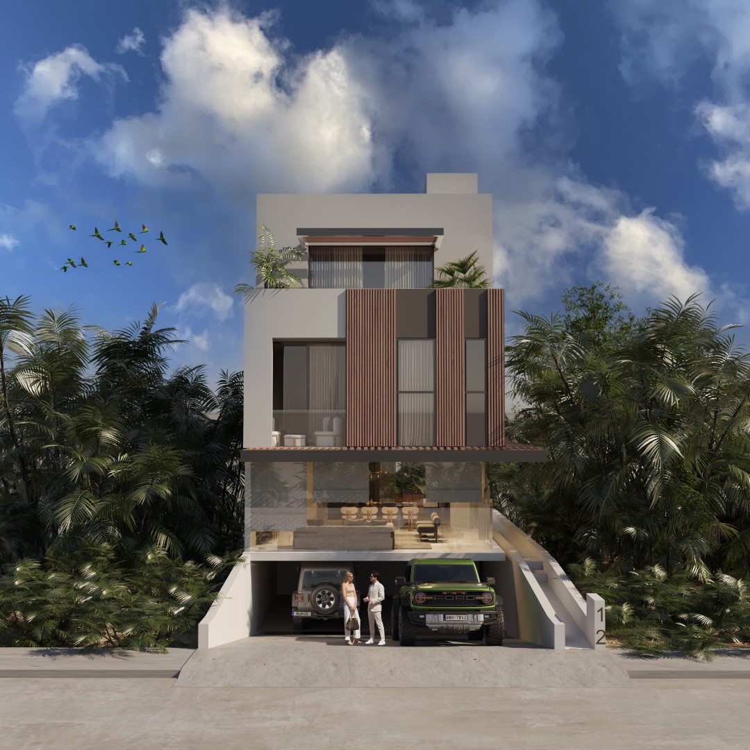 4 Bedroom House with Large Open Living Area and Private Terrace