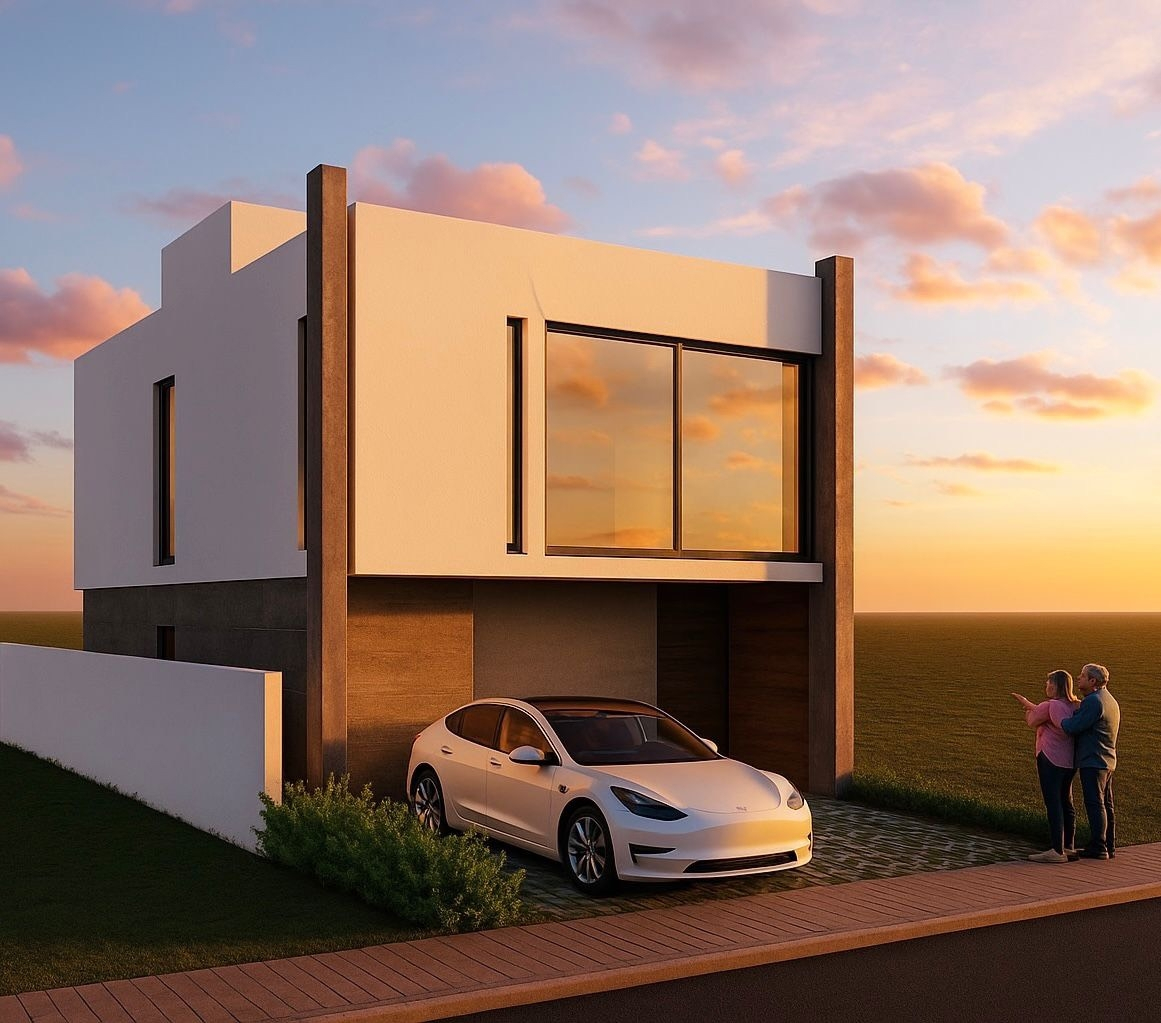 3 Bedroom House with Parking for 4 Cars in Cancun