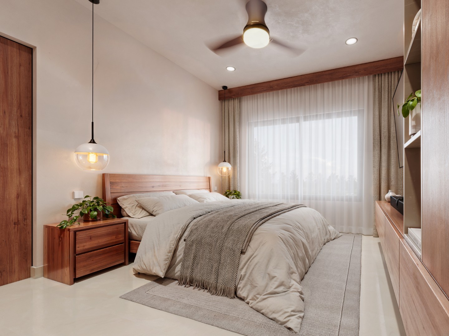 2 Bedroom Condo with Walk In Closet in Merida