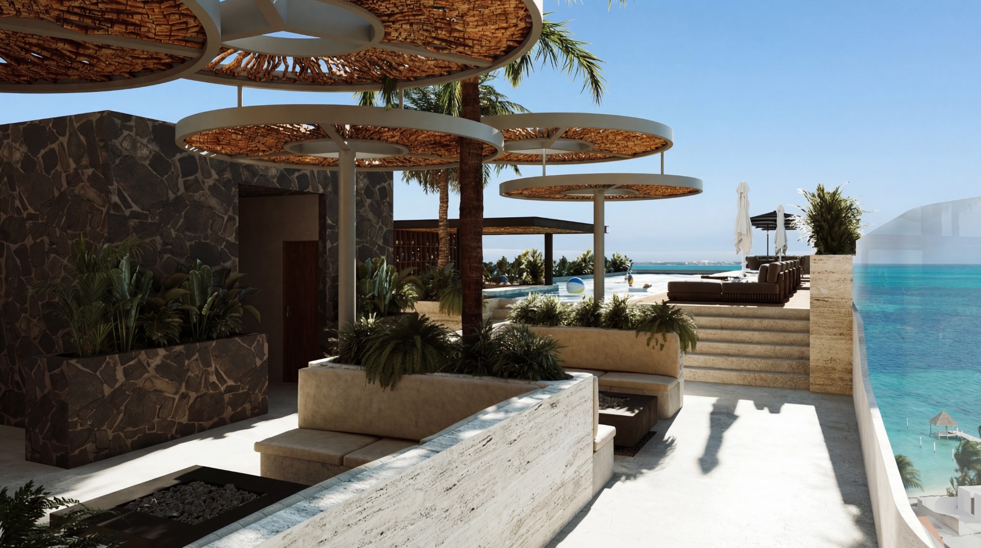 2 Bedroom Condo with Ocean View in Cancun