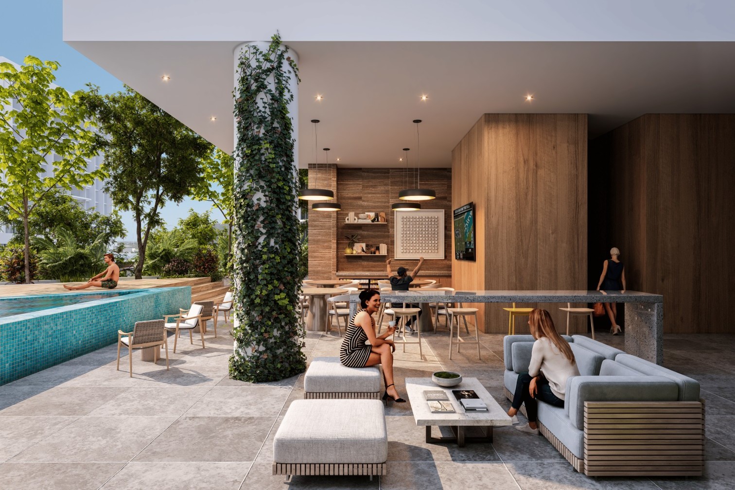 2 bedroom condo with flex space in the northern area of Mérida
