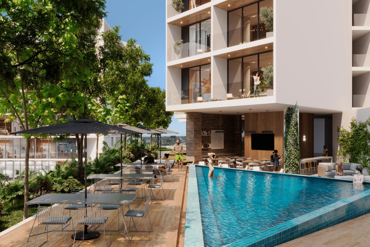 2 bedroom condo with flex space in the northern area of Mérida