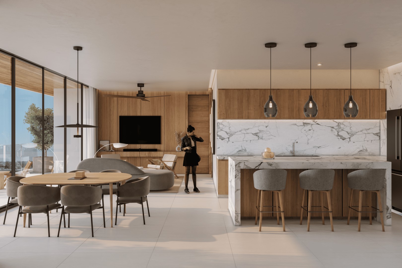 57874 2 bedroom condo with flex space in the northern area of  - Condo
