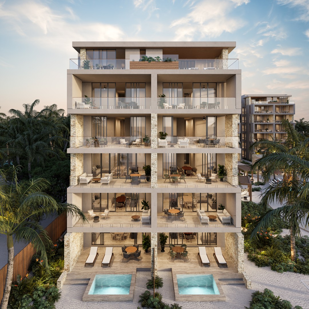 3 bedroom condo plus flex space in Chuburná Puerto