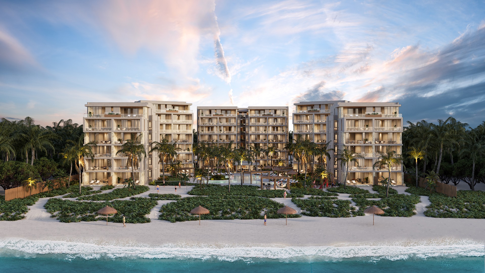 3 bedroom condo plus flex space in Chuburná Puerto
