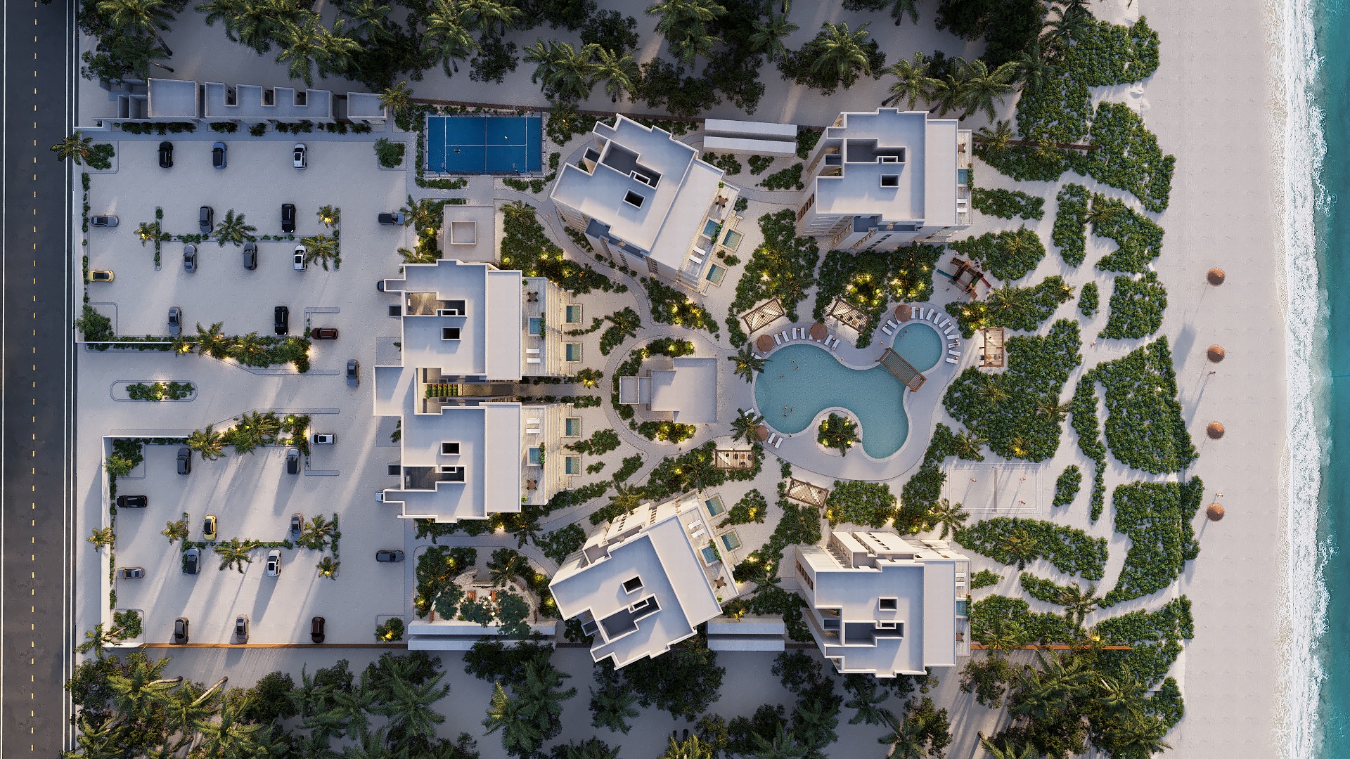 3 bedroom condo plus flex space in Chuburná Puerto