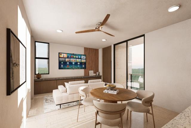 2 bedroom condo in a private community in north Merida