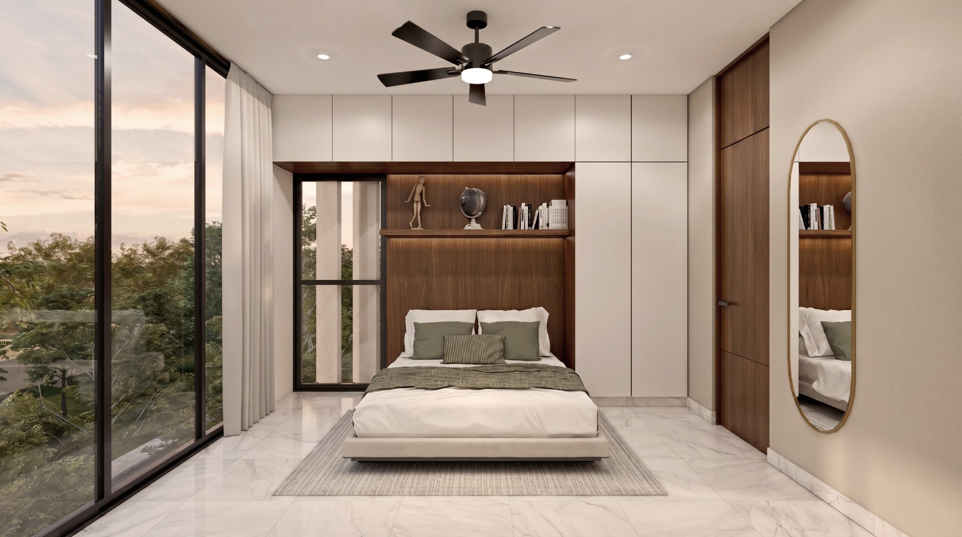 1 bedroom condo with amenities in Temozon Norte