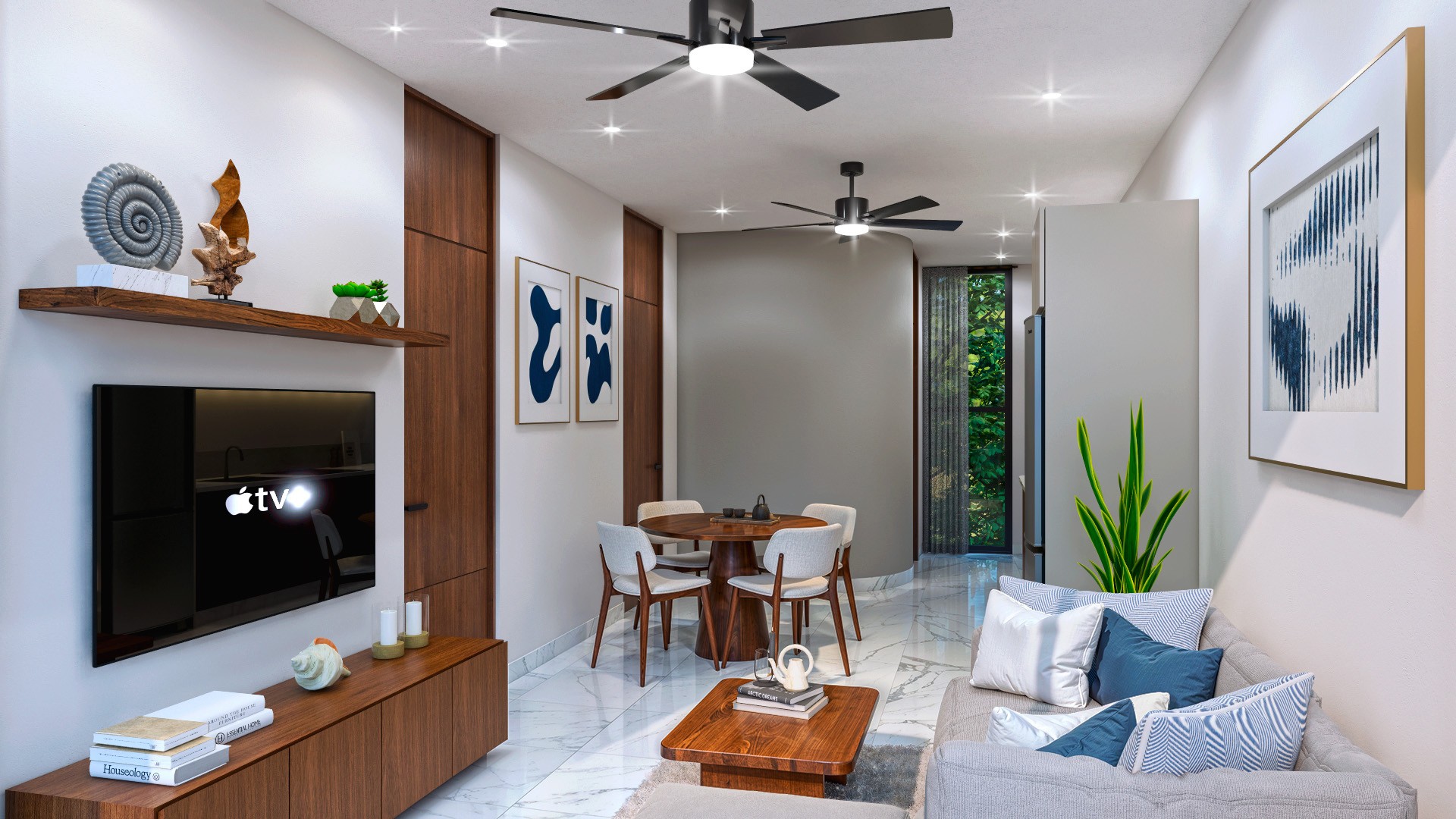 Two bedroom condo with amenities in the northern area